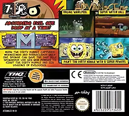 Image n° 2 - boxback : SpongeBob SquarePants - The Yellow Avenger